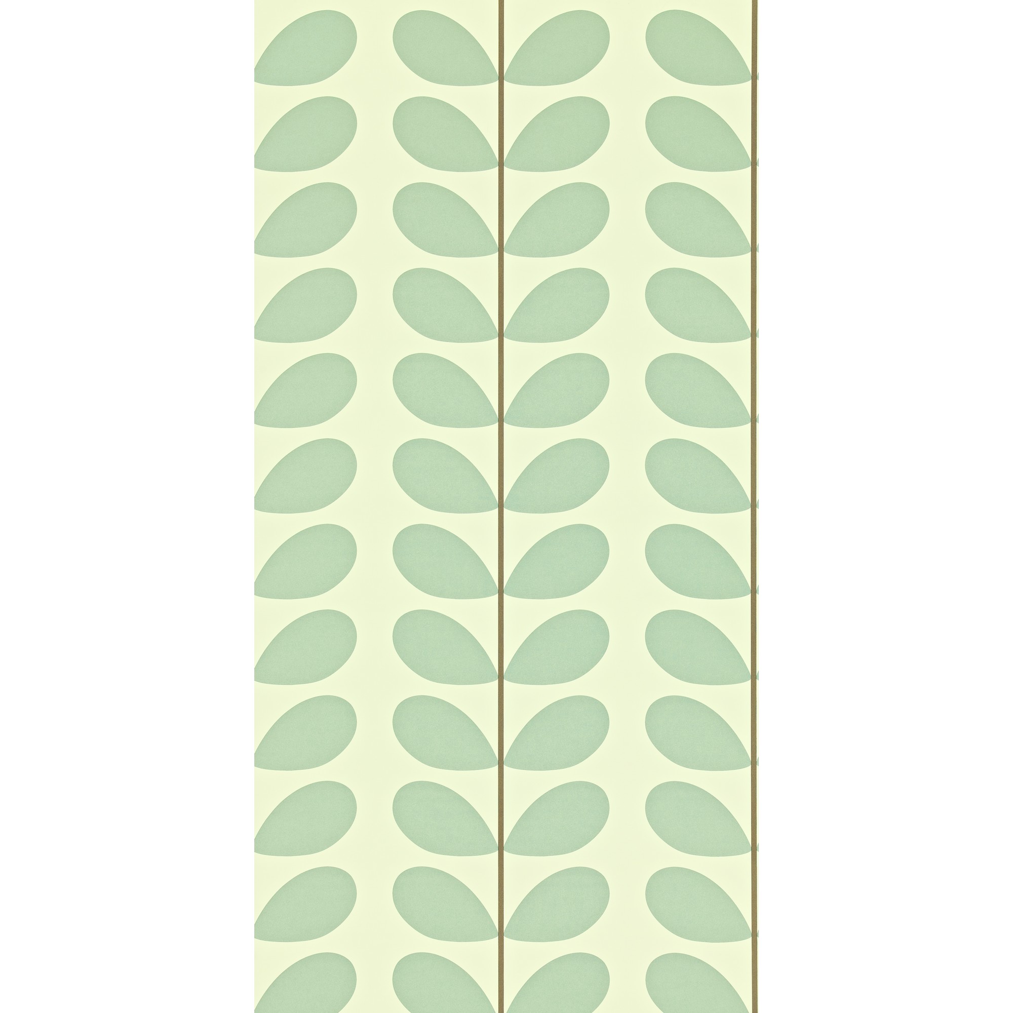 Classic Stem Wallpaper 110390 By Orla Kiely In Birds Egg Green